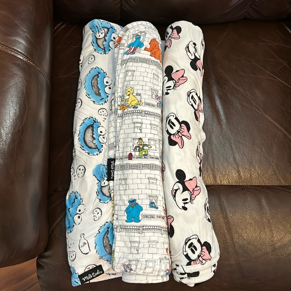 Three Milk Snob blankets